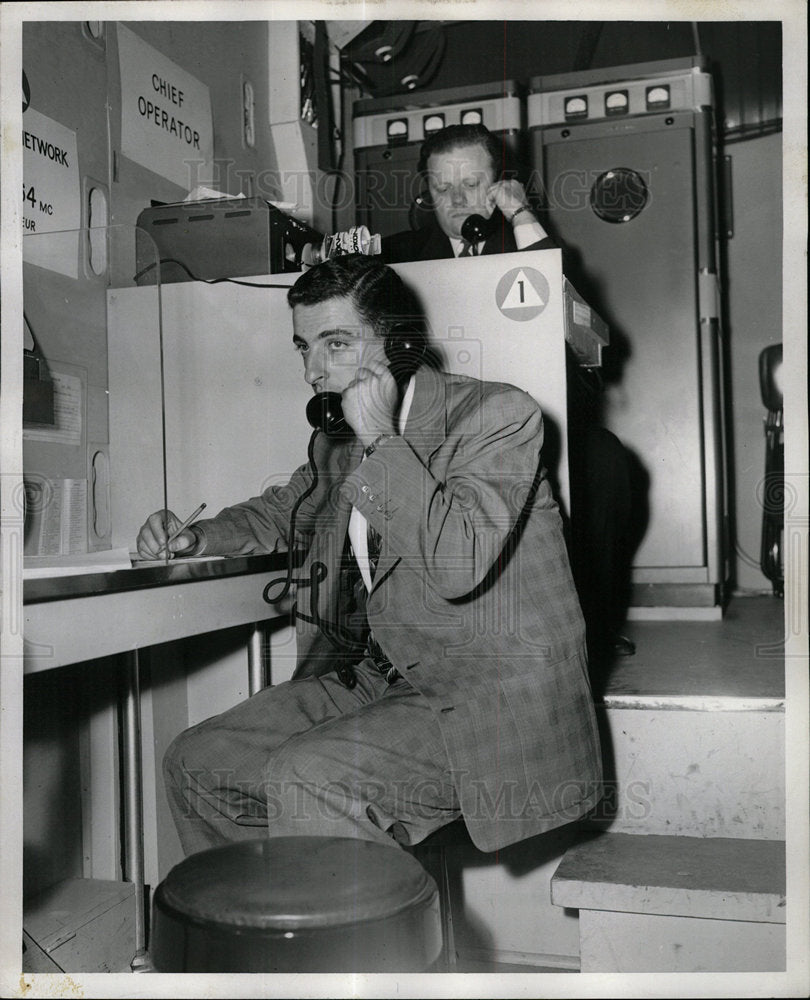 1952 Press Photo Civil Defense Amateur Radio Chicago - Historic Images