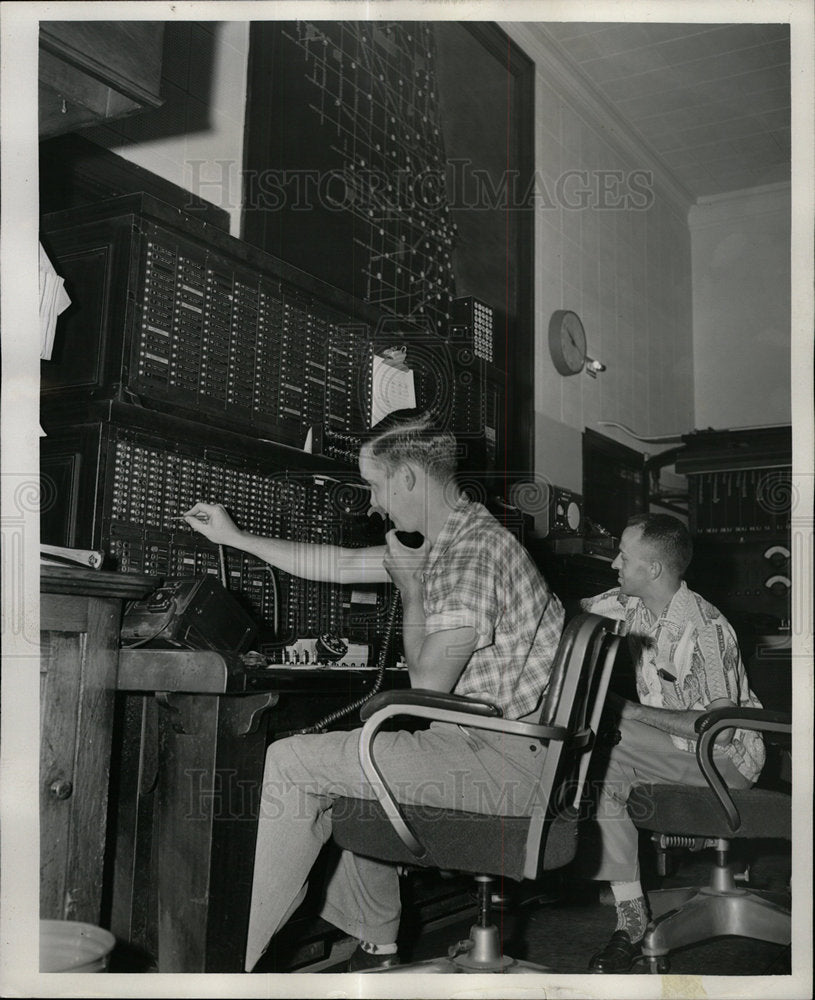 1957 Press Photo Mathew O&#39;Brien and Jack Turner - Historic Images