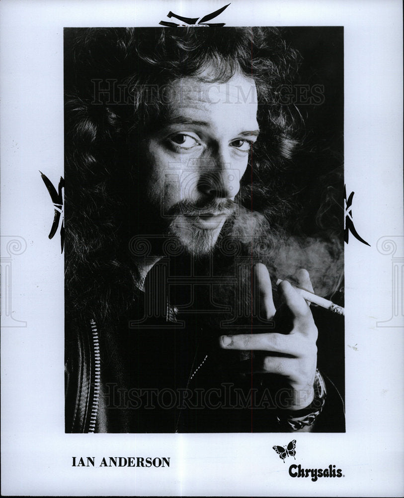 1976 Press Photo Ian Anderson Singer Songwriter Chicago - Historic Images