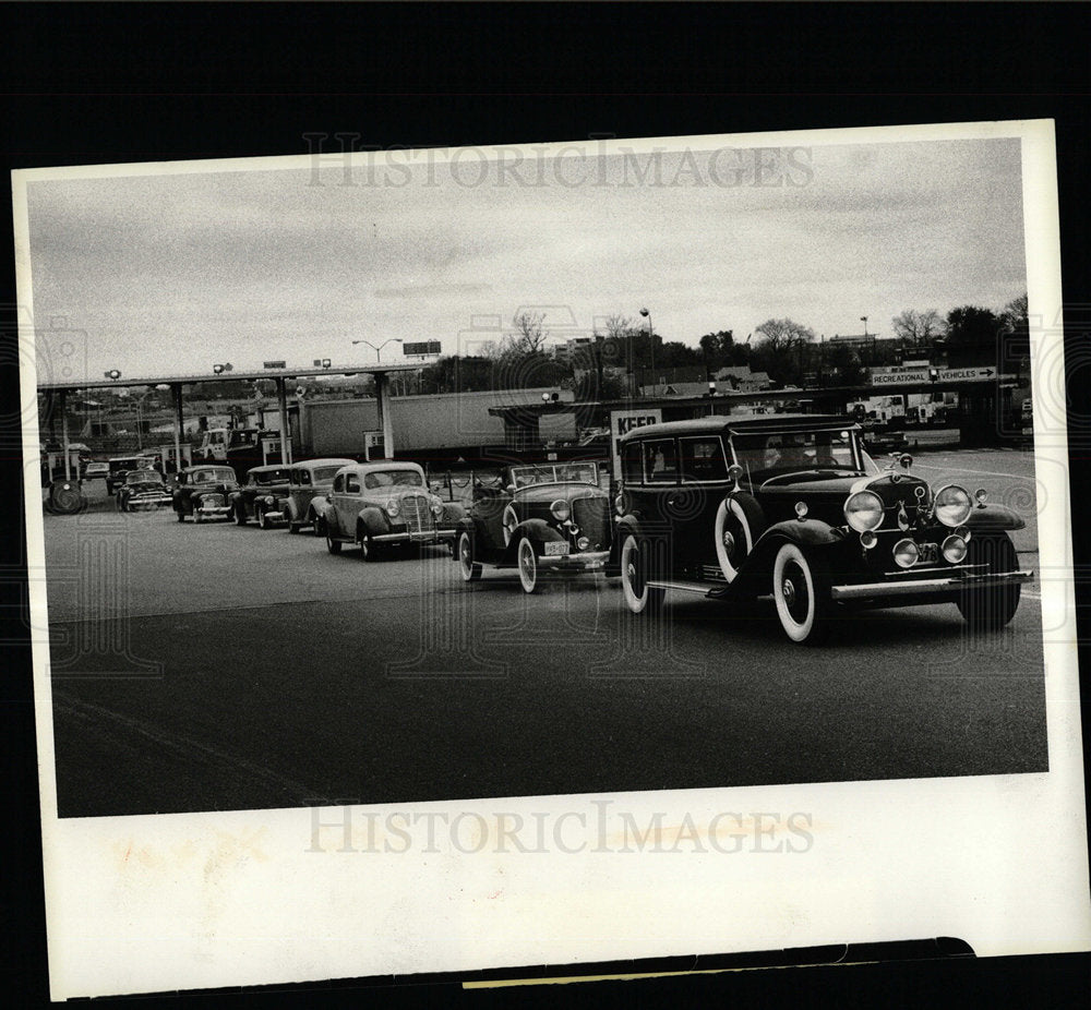 1979 Press Photo Ambassador Bridge Vintage Autos Race - Historic Images