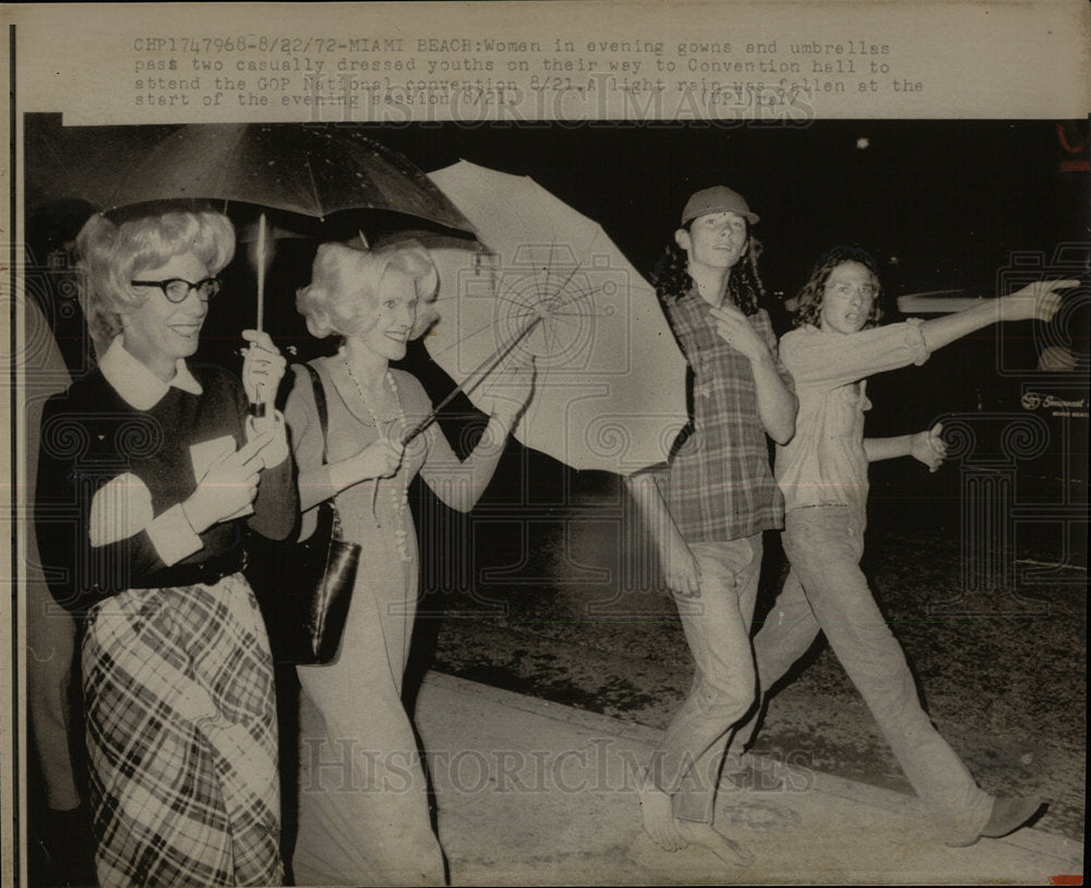 1972 Press Photo Republic Party GOP National Convention - Historic Images