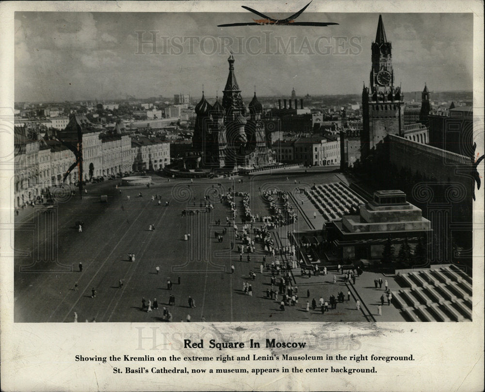 1939 Press Photo Red Square Kremlin Lenin&#39;s Mausoleum - Historic Images