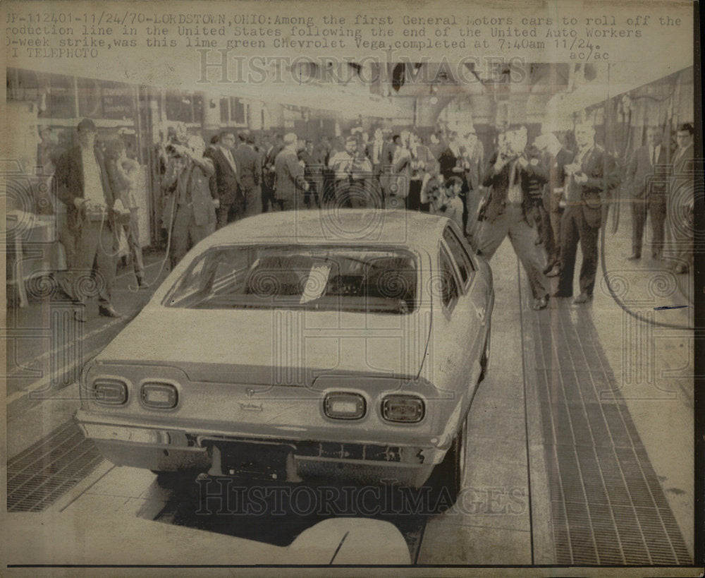 1970 Press Photo General Motors cars United States - Historic Images