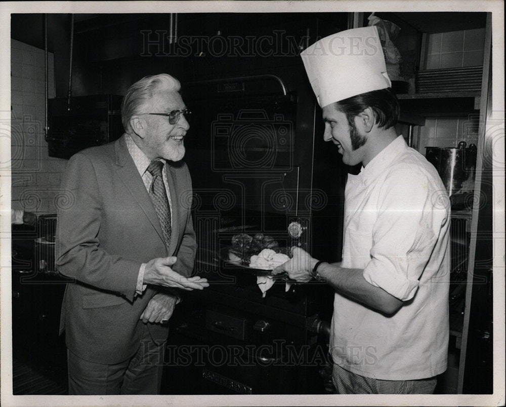 1972 Press Photo Leon Ames American Film TV Actor - Historic Images