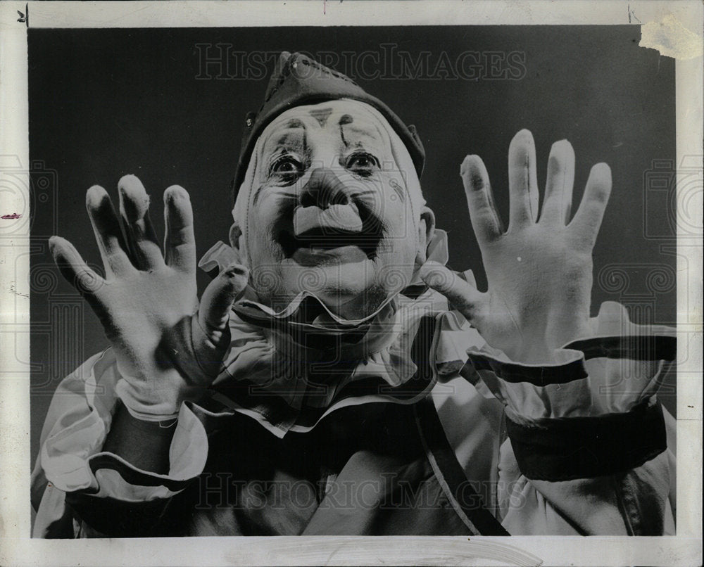 1964 Press Photo Al Ackerman Medinah Shrine Clown - Historic Images