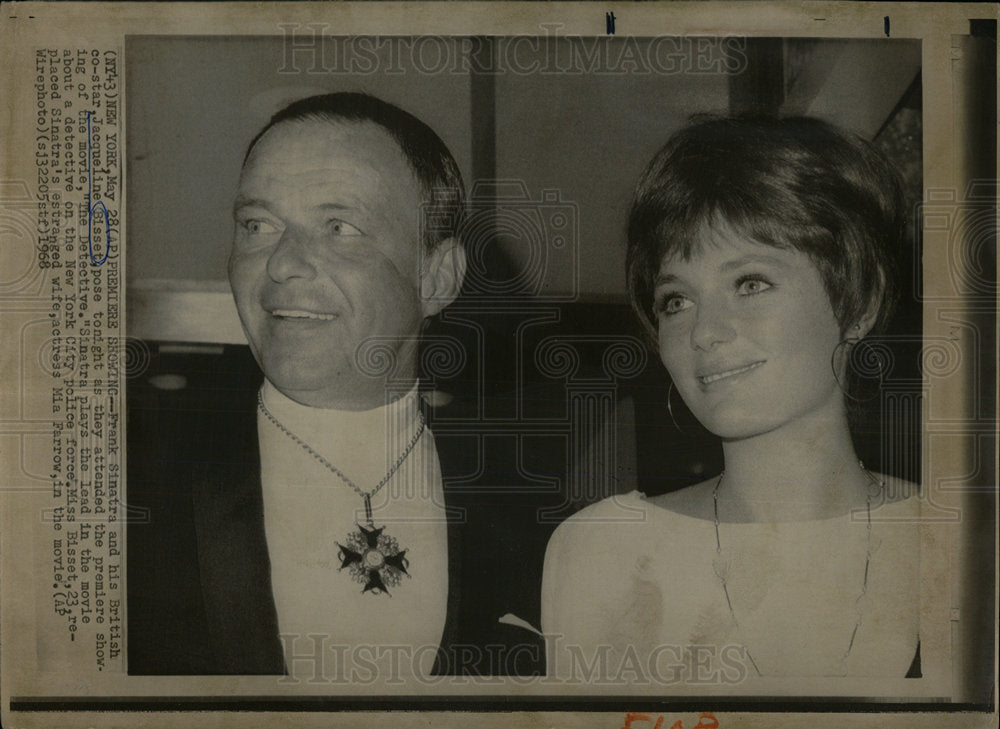 1968 Press Photo Jacqueline Bisset Detective Actress - Historic Images