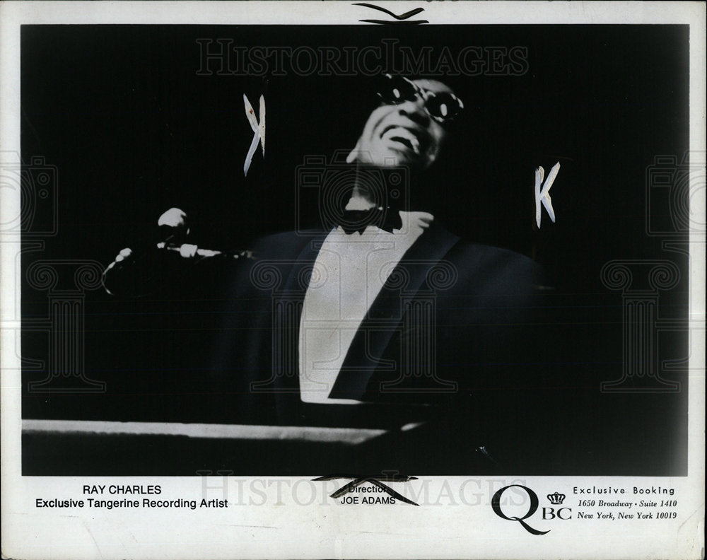 1972 Press Photo Ray Charles Robinson American Musician - Historic Images