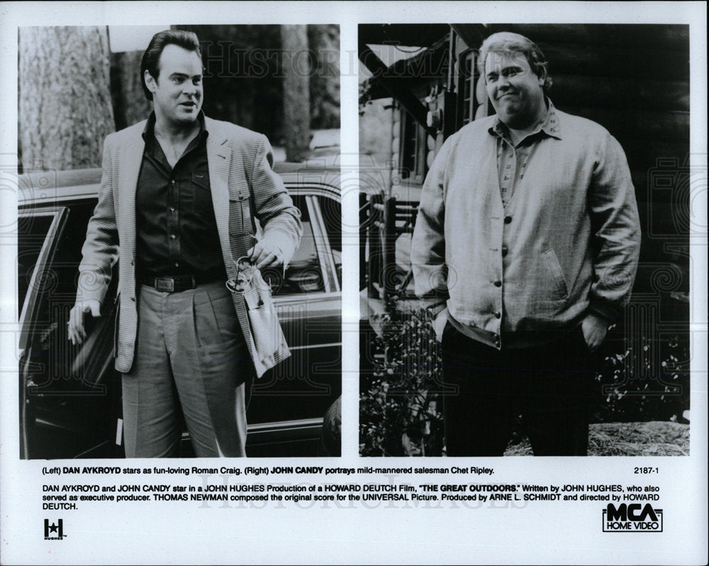 Press Photo Dan Aykroyd star fun-loving Roman Craig - Historic Images