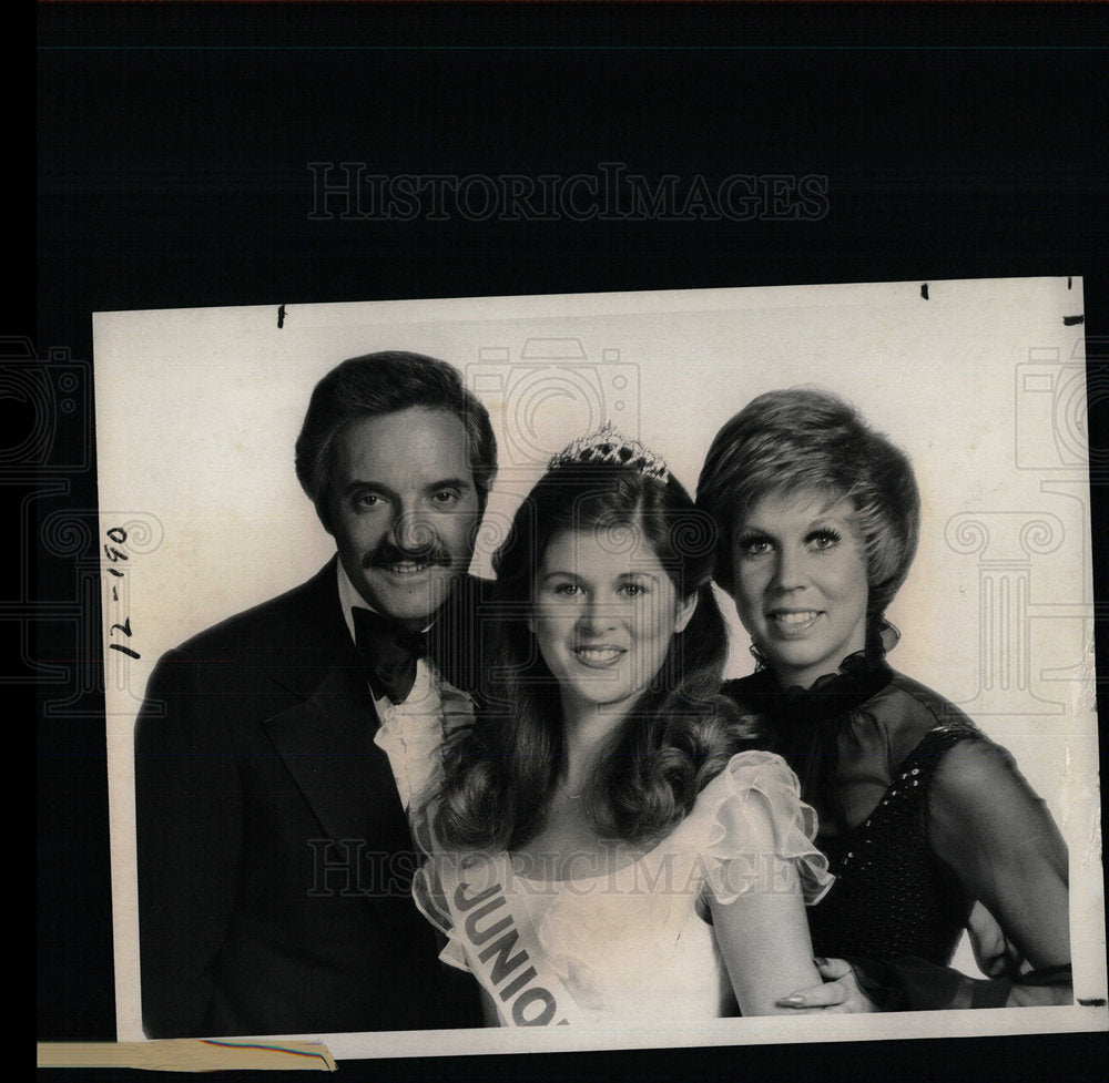 1978 Press Photo Hal Linden Christina Ellen Moller Miss - Historic Images