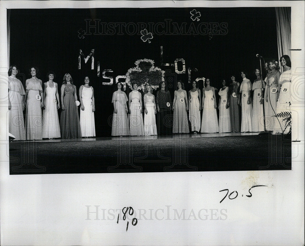 1979 Press Photo Miss Largo Beauty Pageant Contestants - Historic Images