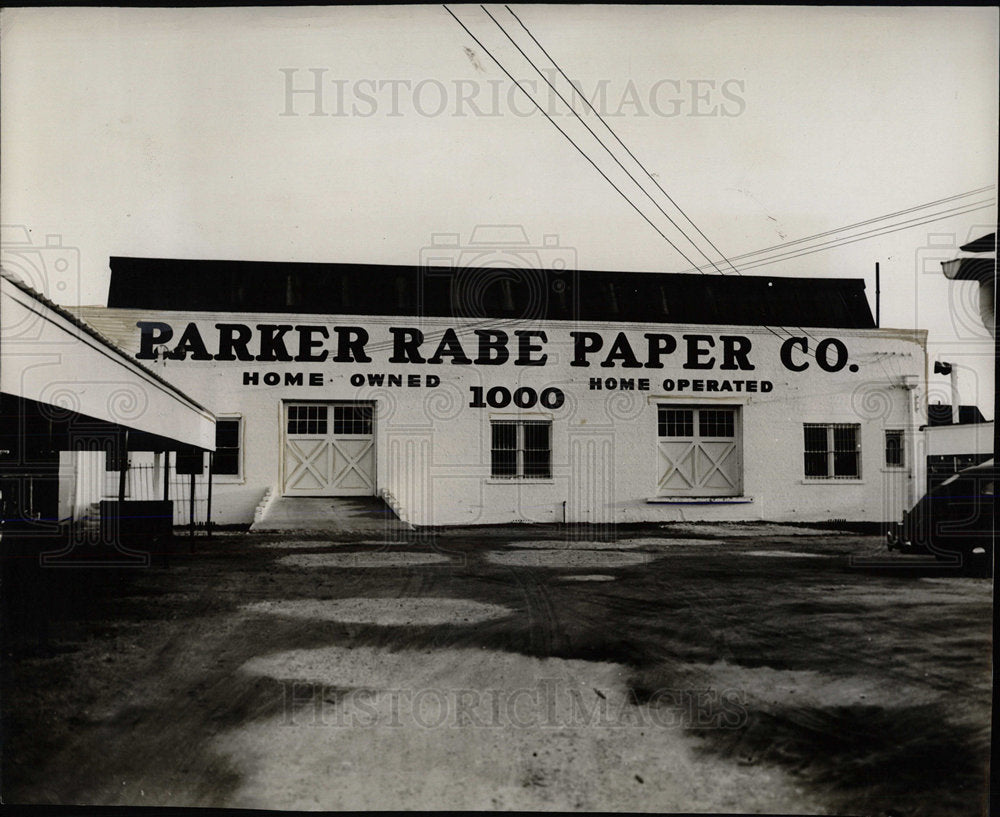 1946 Press Photo Parker Rabe Paper Co Moves - Historic Images