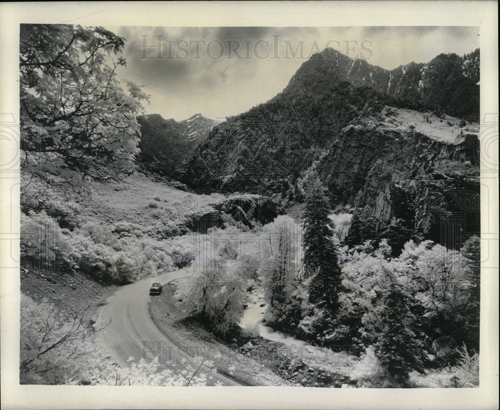 1948 Press Photo Utah Big Cottonwood Canyon - Historic Images