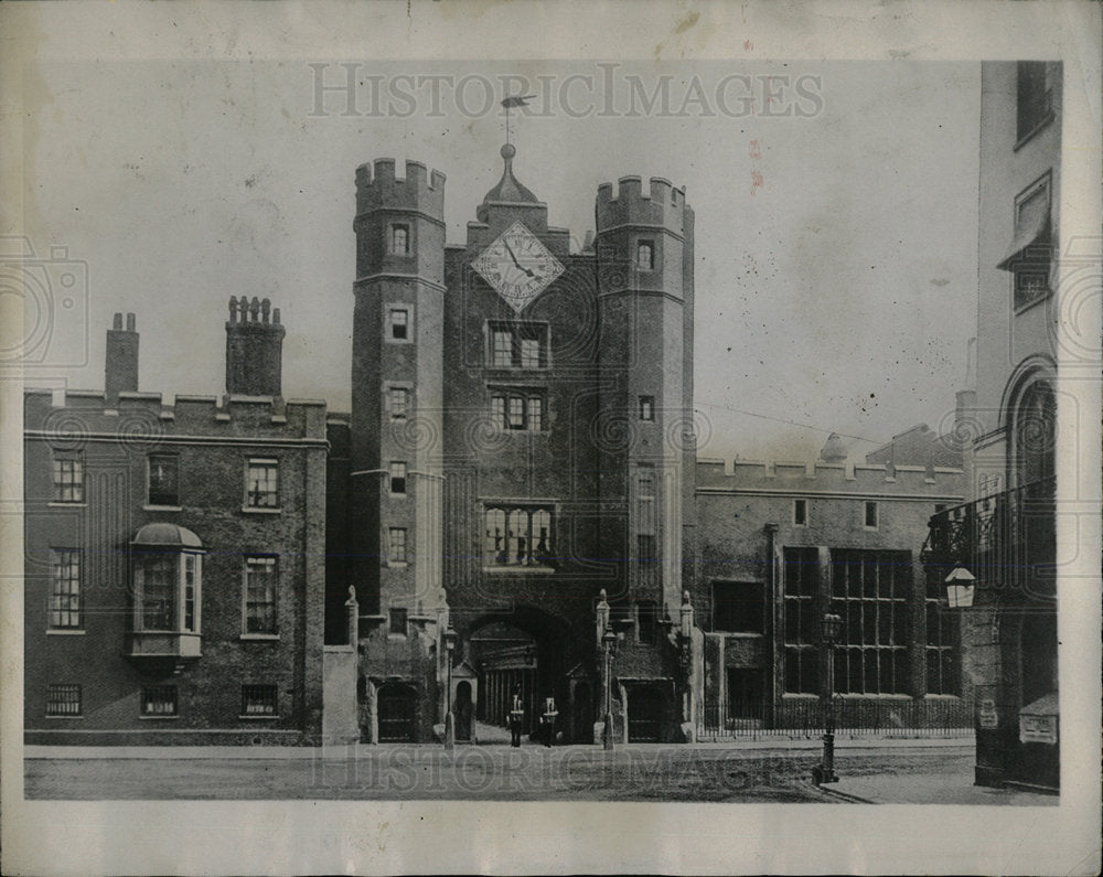 1929 Press Photo St James Palace historic events naval - Historic Images