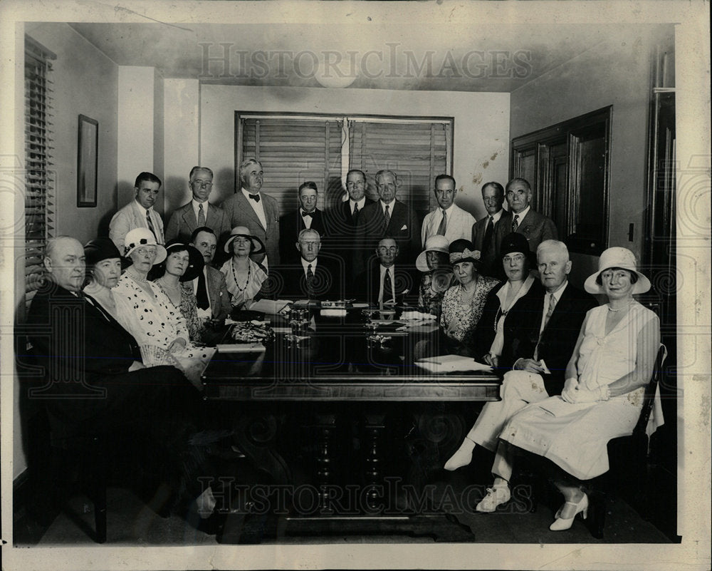 1930 Press Photo Republican national committee met Barr - Historic Images