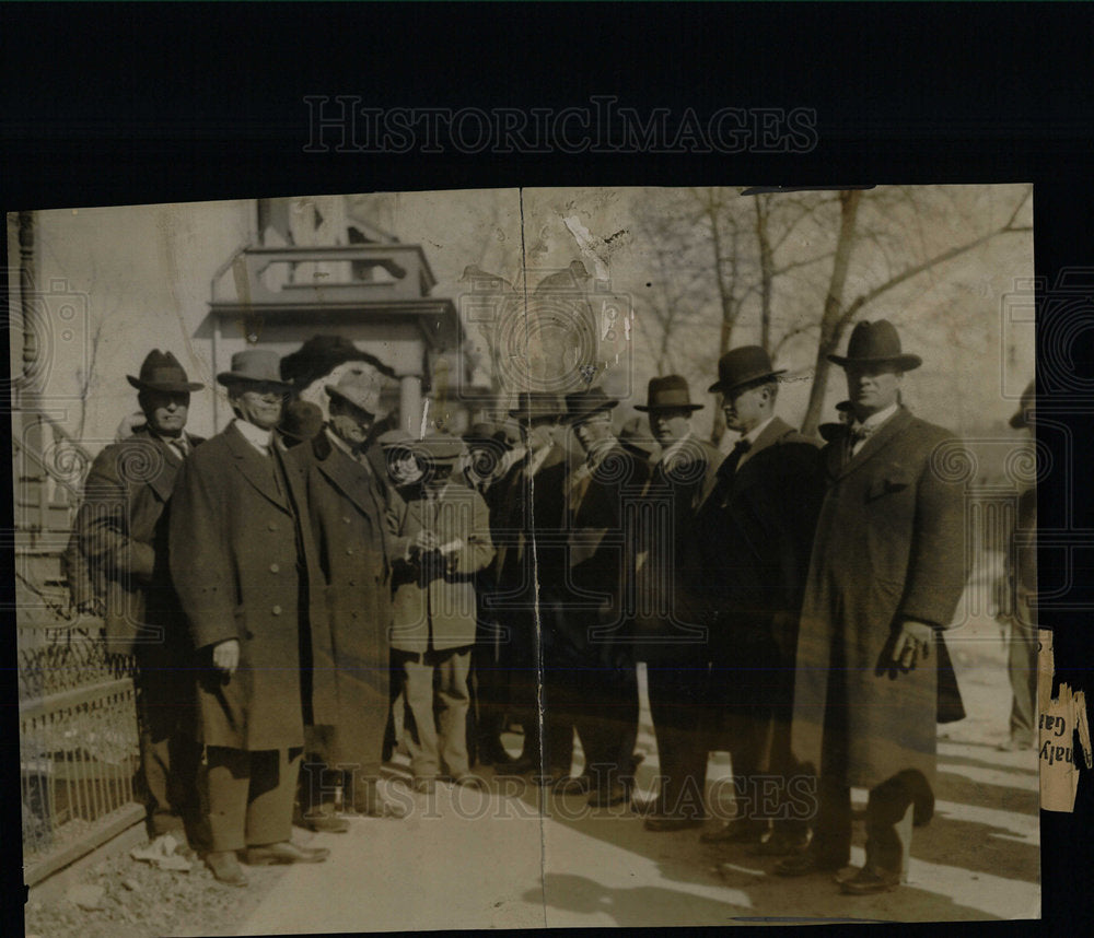 1913 Press Photo James Nelson murder Thomas Chase scene - Historic Images