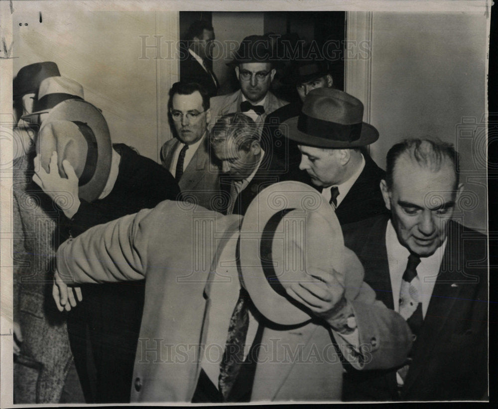 1956 Press Photo Joseph F. McGinnis Henry Baker Adolph - Historic Images