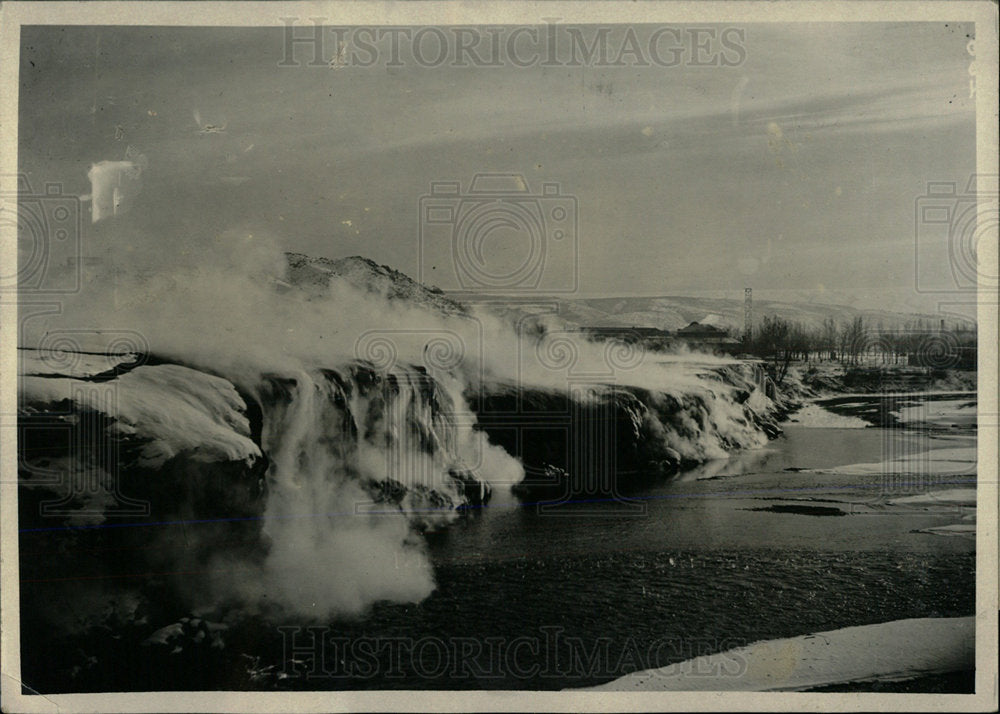 Press Photo Big Horn Mineral Hot Spring At Wyoming - Historic Images