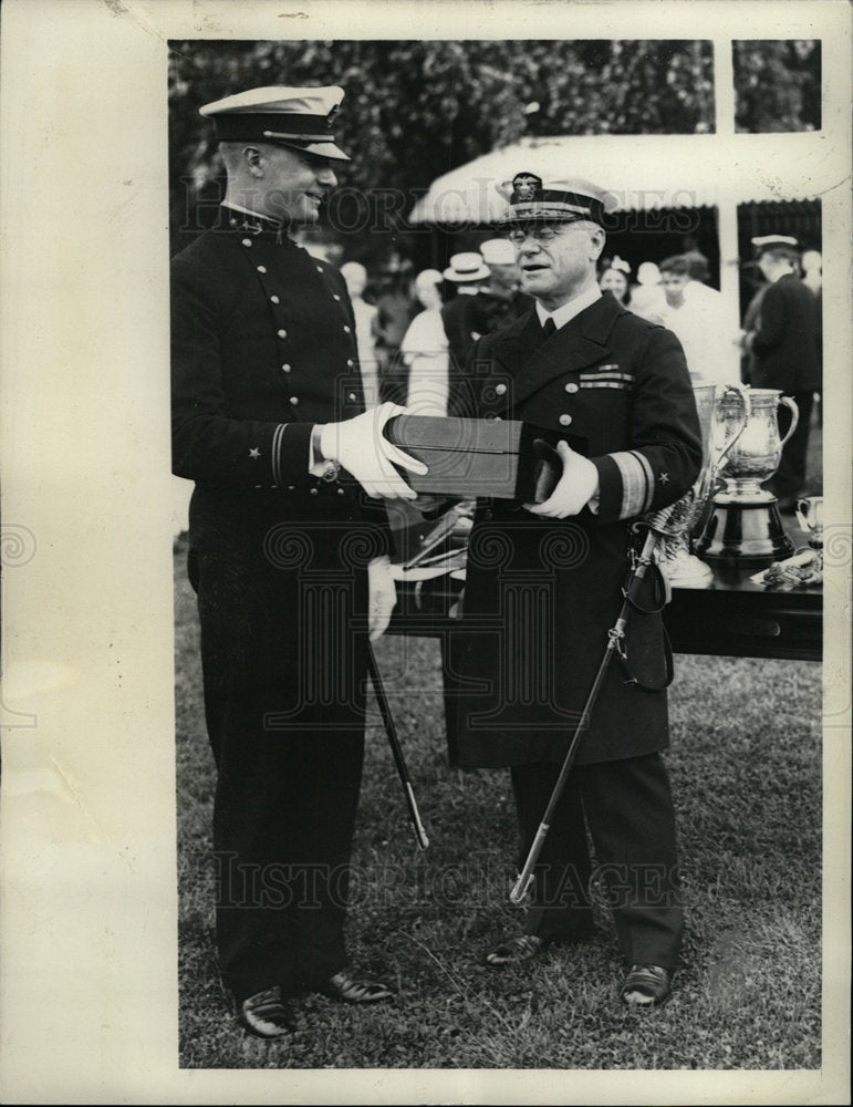 1933 Press Photo Midshipman Karl US Naval Academy Upham - Historic Images