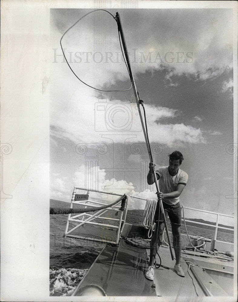 1974 Press Photo US Navy Charles Duncan - Historic Images