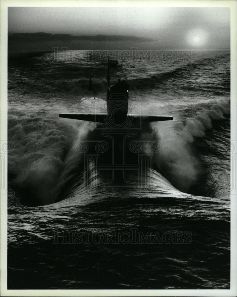 1987 Press Photo Helena, New 688 Class Submarine - Historic Images