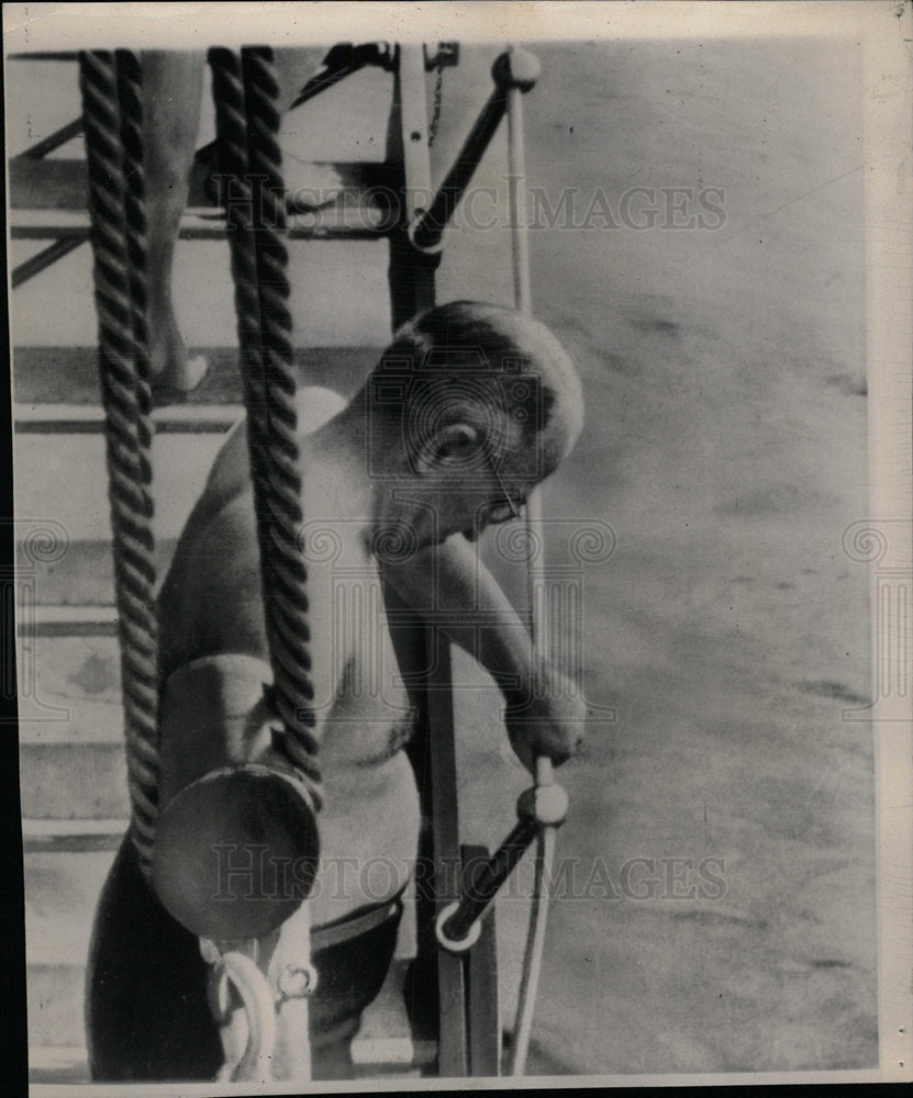 1949 Press Photo President Truman vacation Bermuda - Historic Images