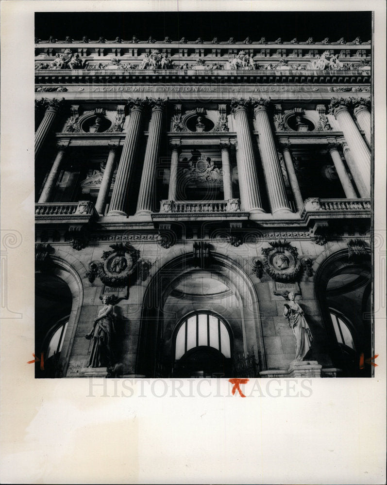 1990 Press Photo Paris Opera House - Historic Images