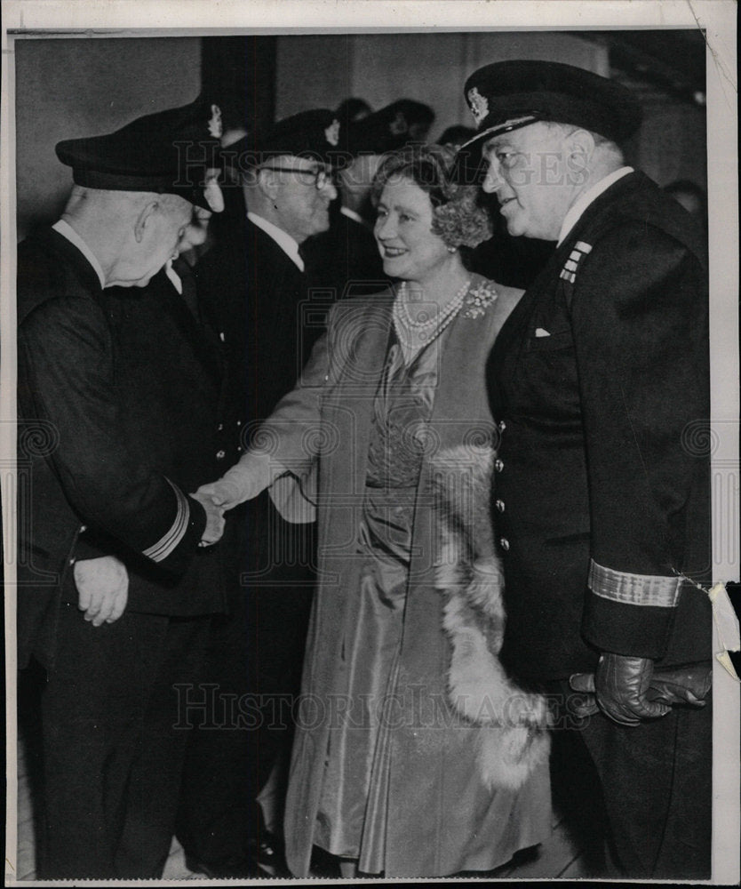 1954 Press Photo Queen Mother Elizabeth Louis Harvey - Historic Images