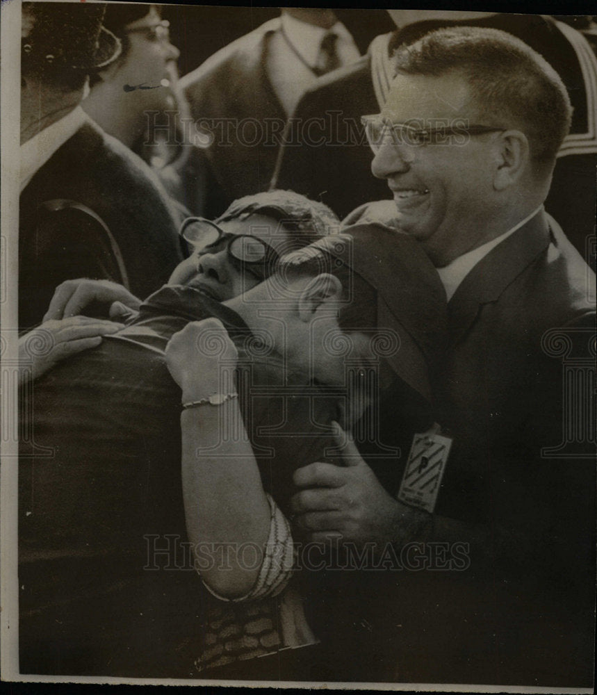 1968 Press Photo USS Pueblo back in San Diego - Historic Images