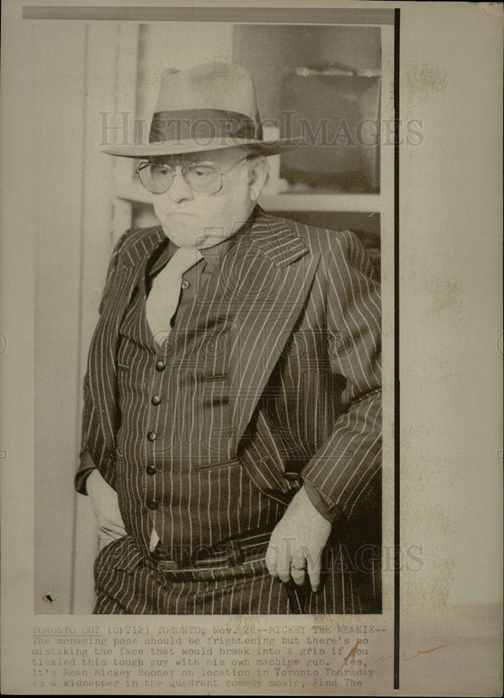 1975 Press Photo Mickey Rooney Find the Lady Toronto - Historic Images