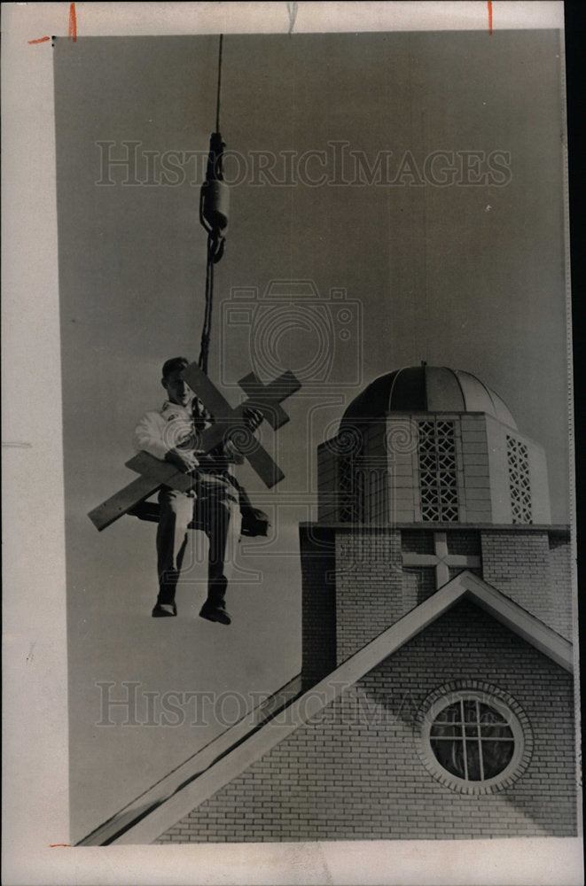 1962 Press Photo St Andrew Eastern Orthodox Church Mich - Historic Images