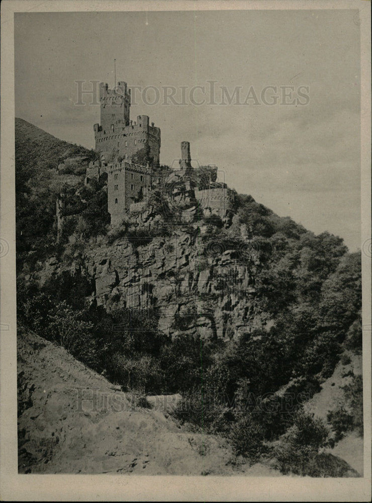 1927 Press Photo Castle Sooneck Erected Medieval Ages - Historic Images