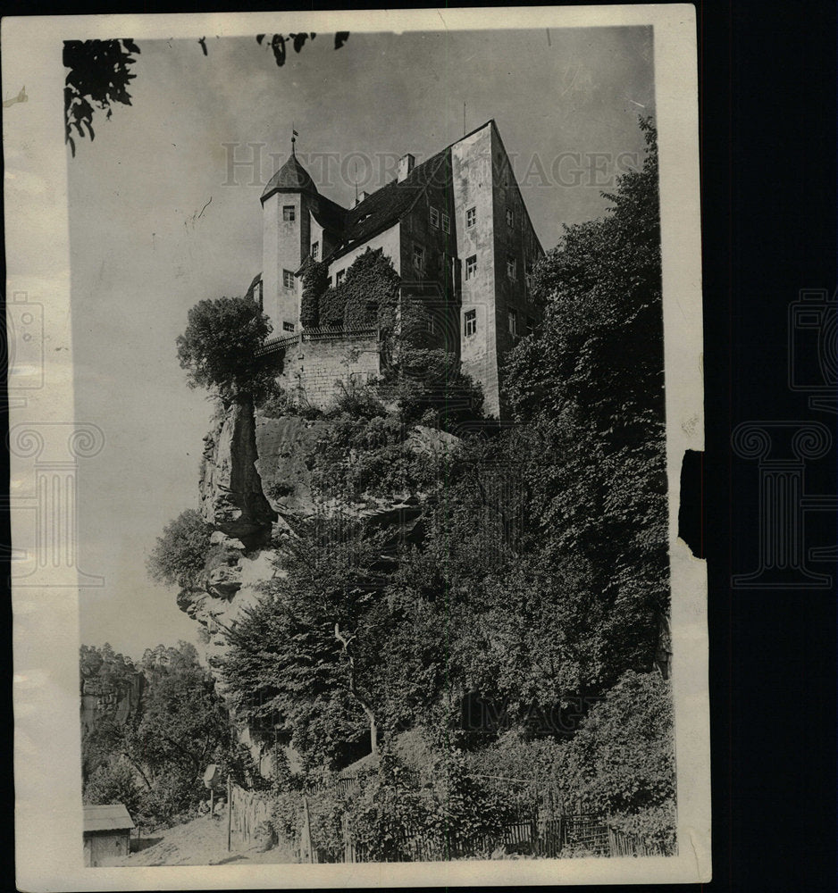 1920 Press Photo Castle Hohnstein in Germany - Historic Images