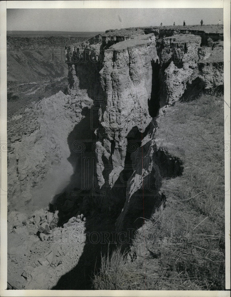 1937 Press Photo Sinking Canyon Near Buhl, Idaho - Historic Images