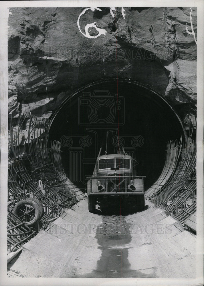 1959 Press Photo Navajo Dam Nearing Completion - Historic Images