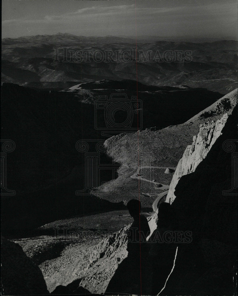 Press Photo Mount Evans Colorado - Historic Images