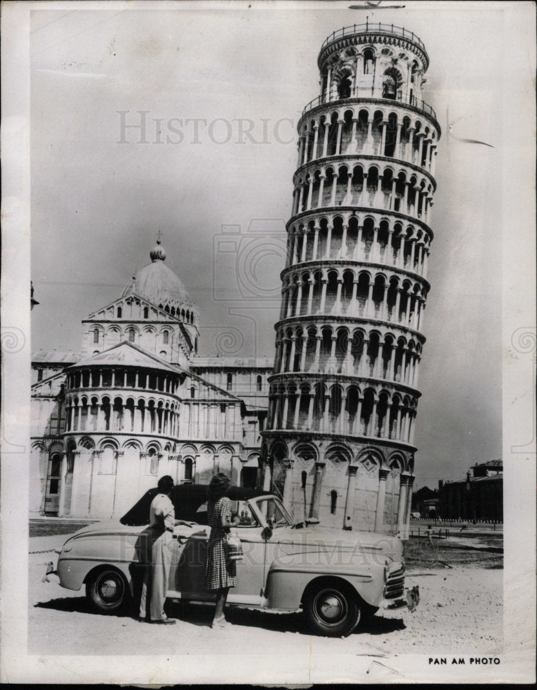 1962 Press Photo Leaning Tower of Pisa Italy - Historic Images