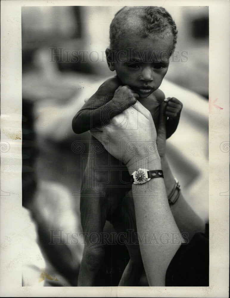 1974 Press Photo TV Show, African Drought - Historic Images