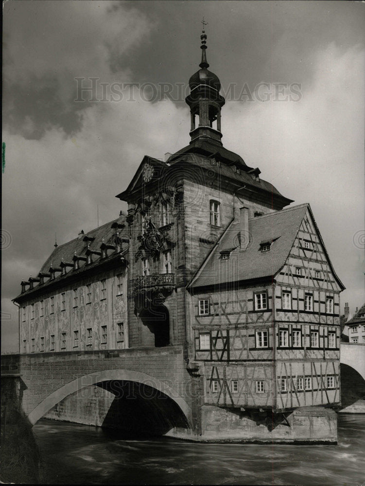 1971 Press Photo Old Town Hall In Bamberg - Historic Images