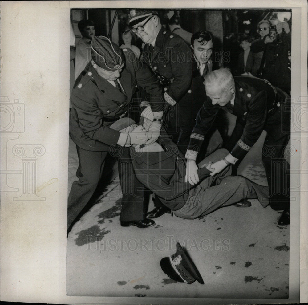 1954 Press Photo Nassjoe Sweden City Demonstrations - Historic Images