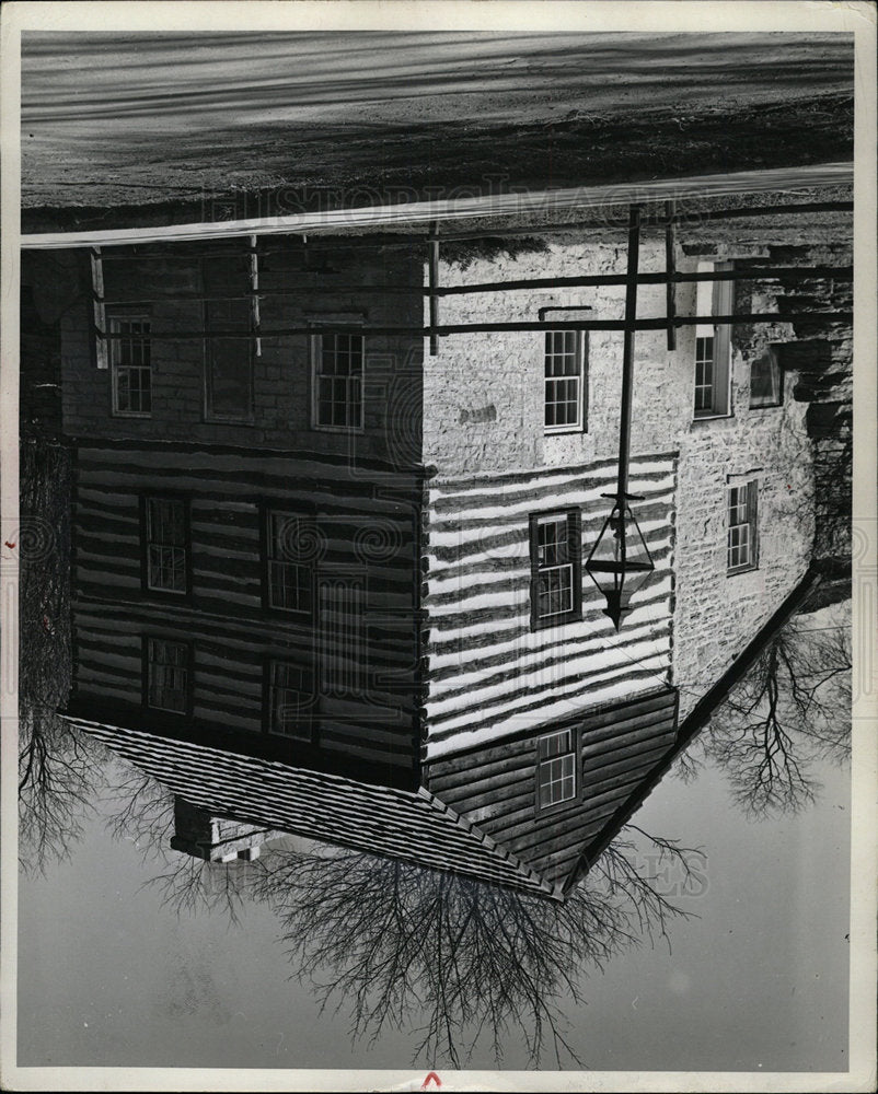 Press Photo Restoration of Old Cornish House - Historic Images