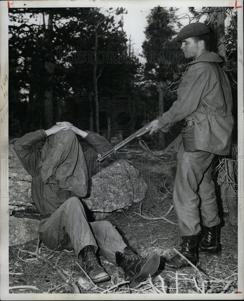 1967 Press Photo Cadet Terry Horan Captor Joseph Michel - Historic Images