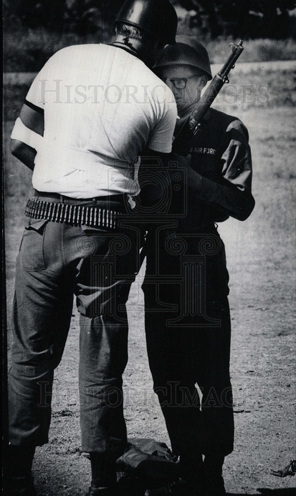 1973 Press Photo Air Force Academy Cadets Instruction - Historic Images