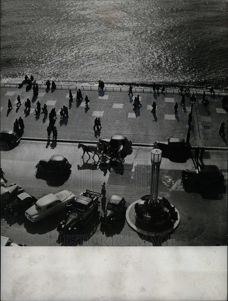 1954 Press Photo Promenate des Anglais French Riviera - Historic Images