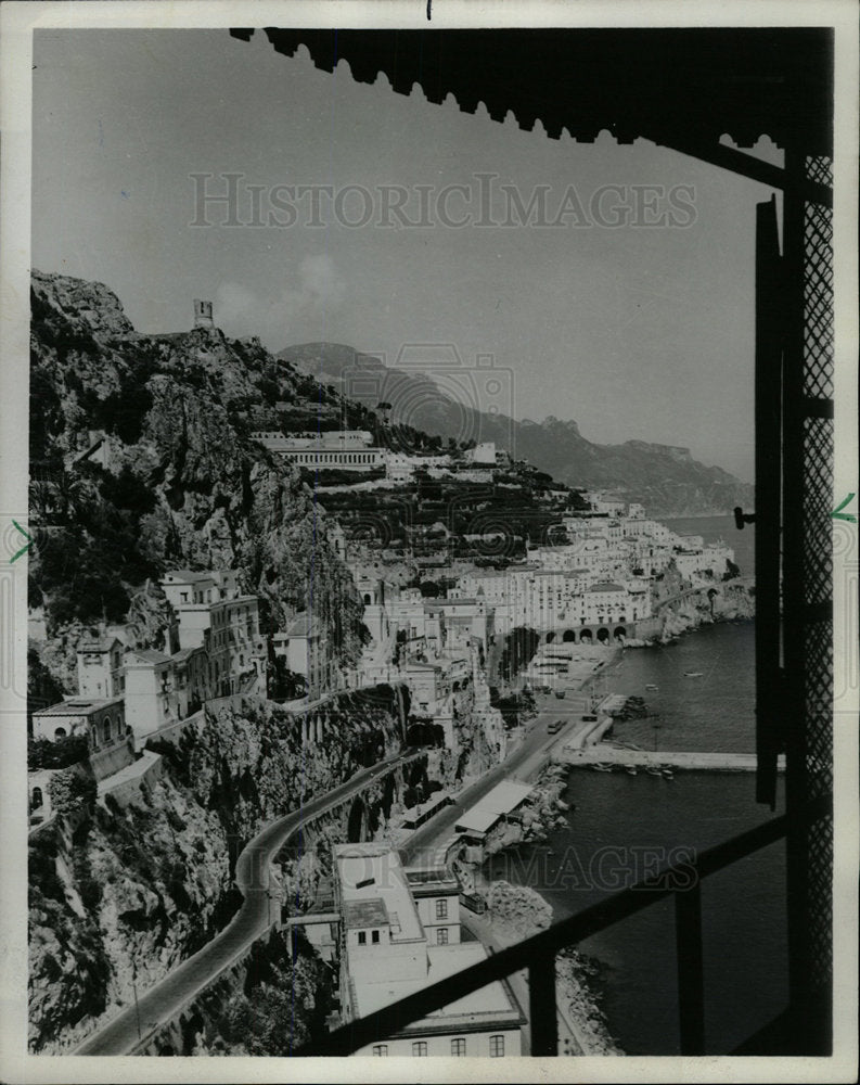 1978 Press Photo Port  Amalfi Sorrento Peninsula Italy - Historic Images