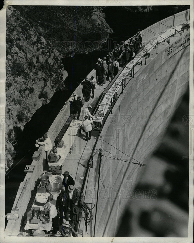 1931 Press Photo Big Tujunga Dam North Los Angeles may - Historic Images