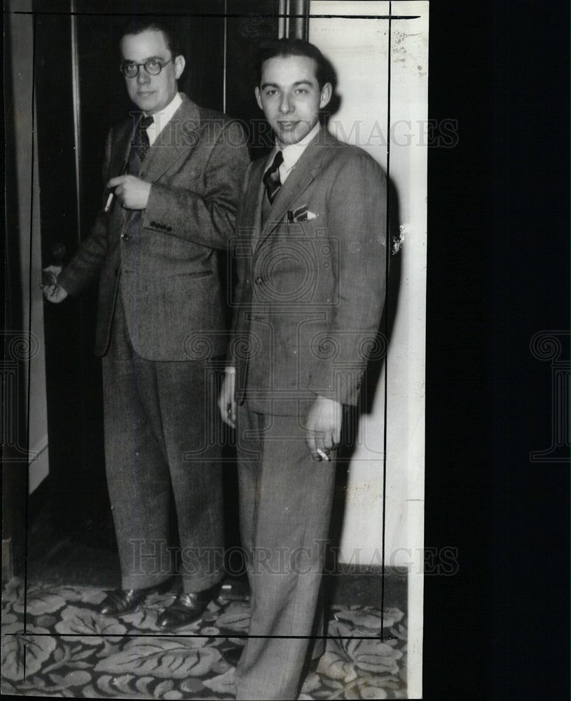 1940 Press Photo Heinrich Peter Fassbinder Harry Smith - Historic Images