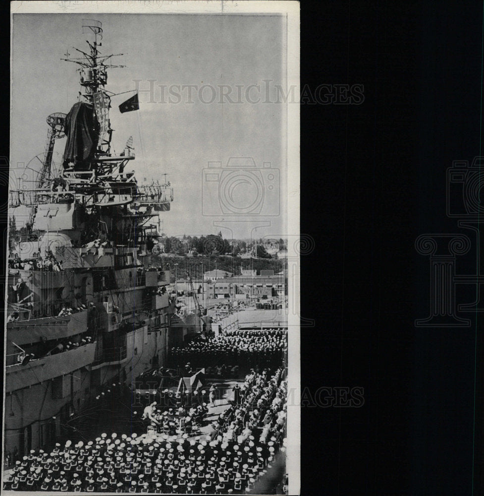 1950 Press Photo Sailors Princeton marketing flight - Historic Images