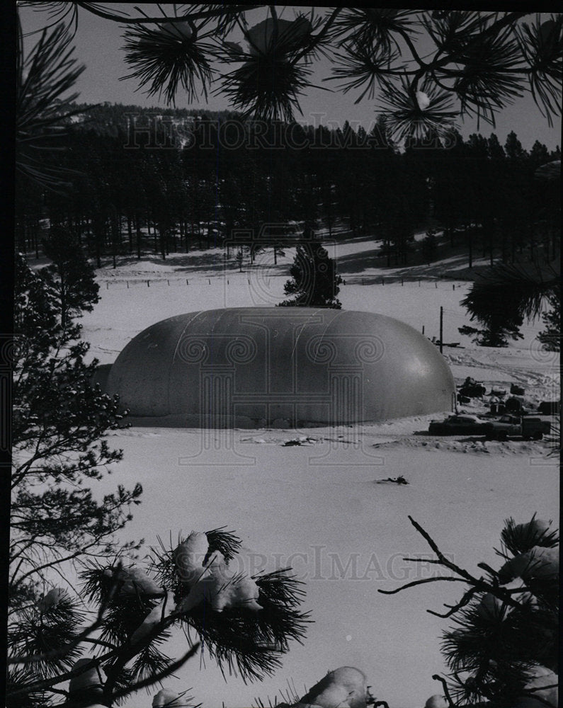 1960 Press Photo Sundance Radar Station - Historic Images