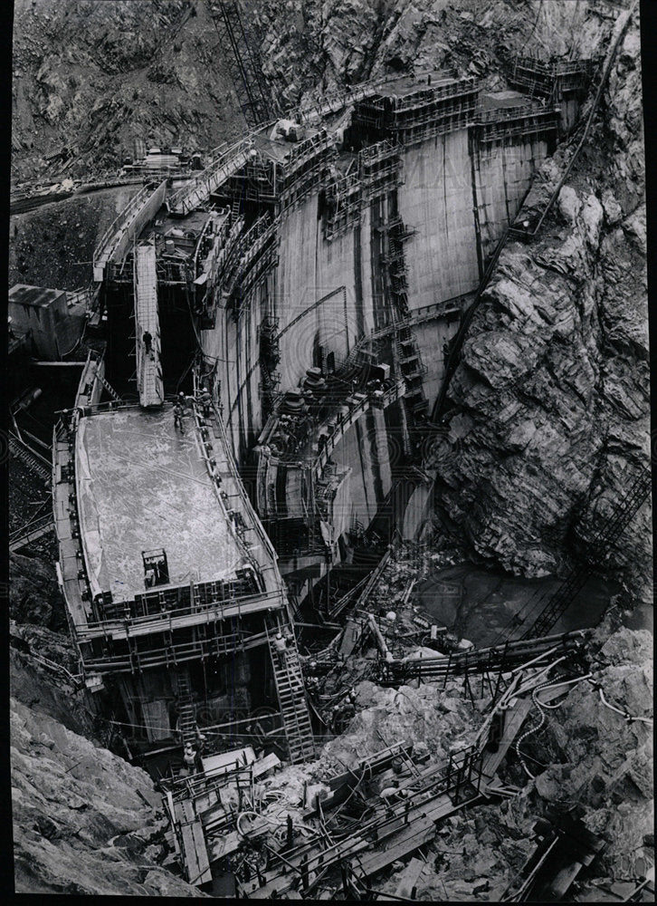 1981 Press Photo Station Spring Dam Water ton Canyon - Historic Images