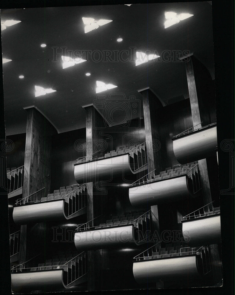 1951 Press Photo Cologne Opera House Germany - Historic Images